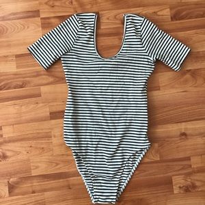 Like new striped one piece